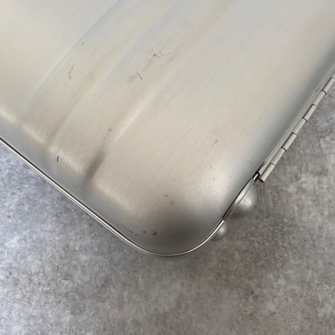 ゼロハリーバートン　アタッシュケース　カメラケース　エリート　シルバー　アルミ