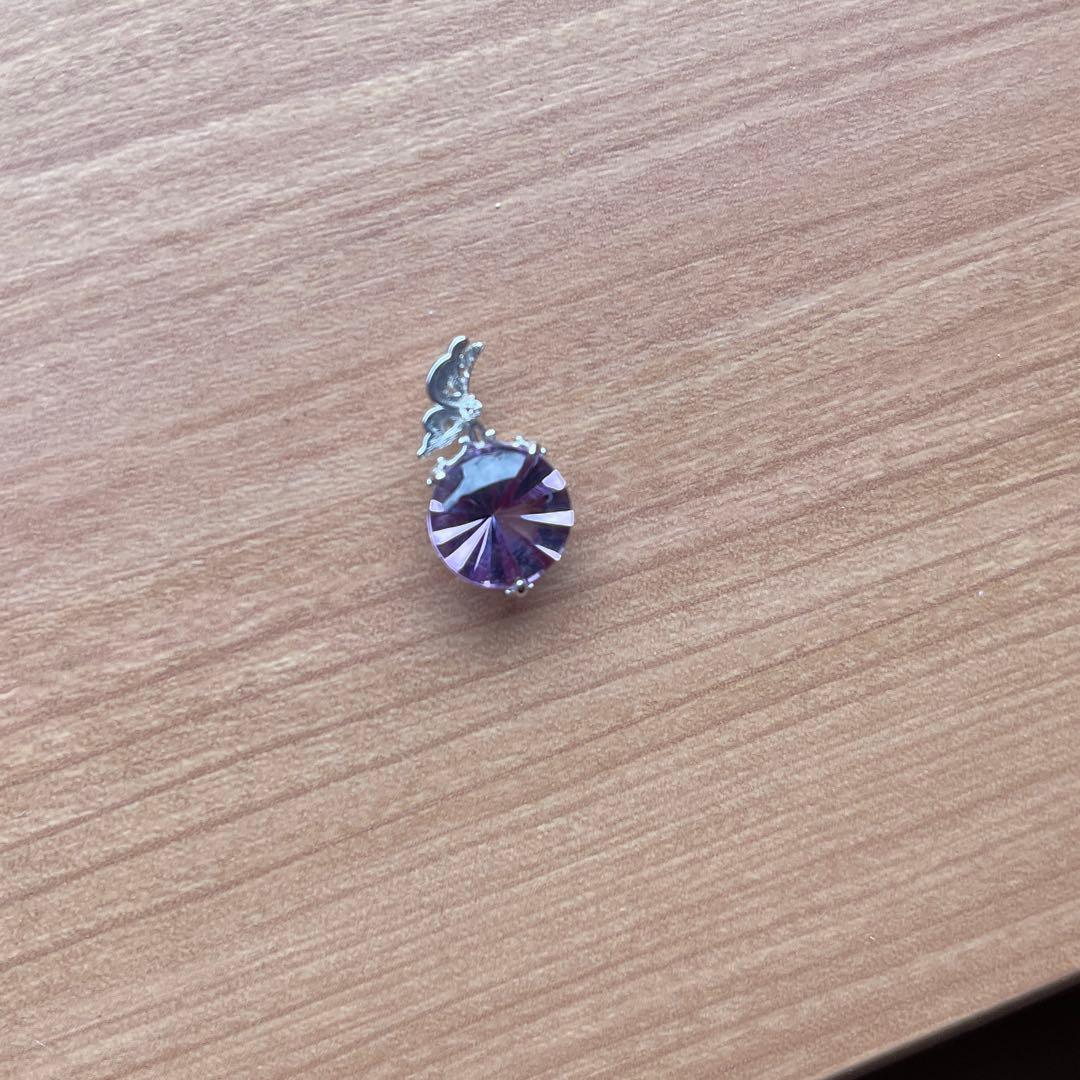 【ムンシュタイナー】18KWG アメシストペンダントヘッド アールヴァイオレット
