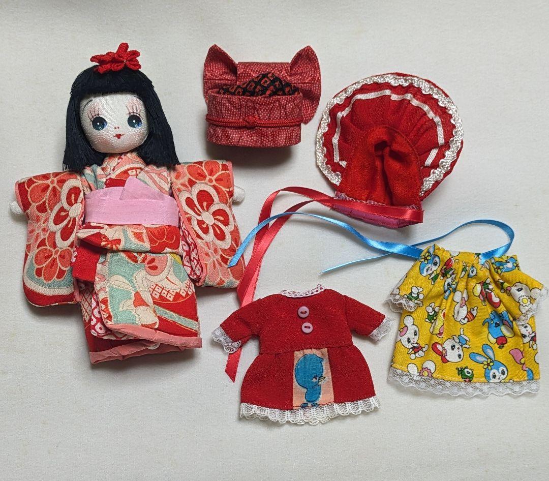 ぽてち　文化人形　ミニ文化人形 ゆずちゃん 着せ替え 着物人形