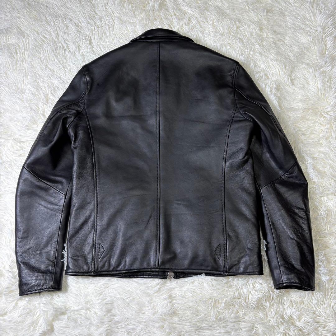 【未使用級】nano universe ナノユニバース　ライダースジャケット　黒