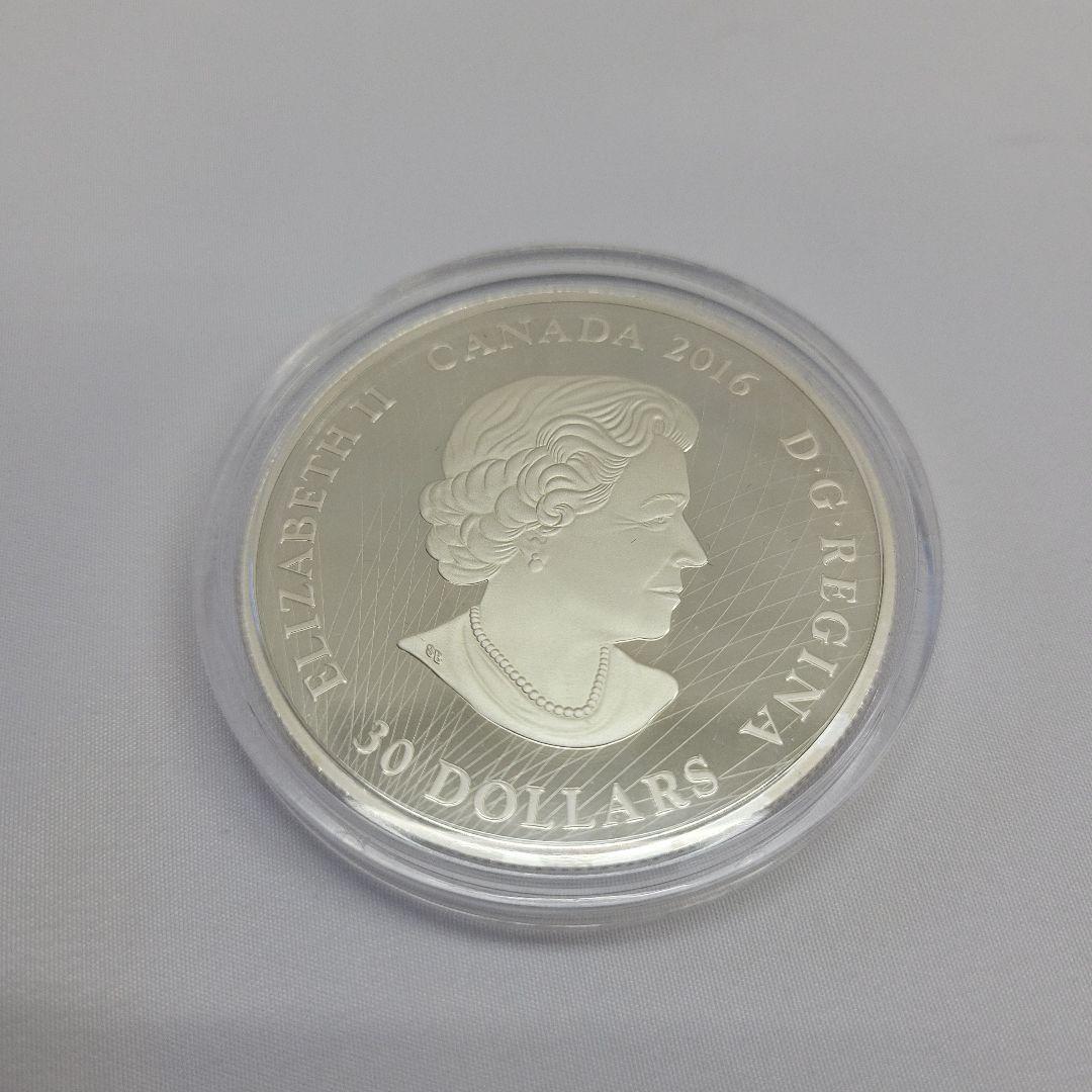 純銀　カナダ30ドル銀貨