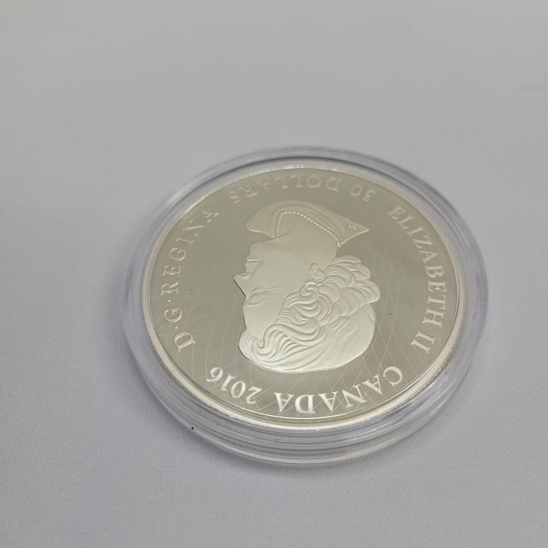 純銀　カナダ30ドル銀貨