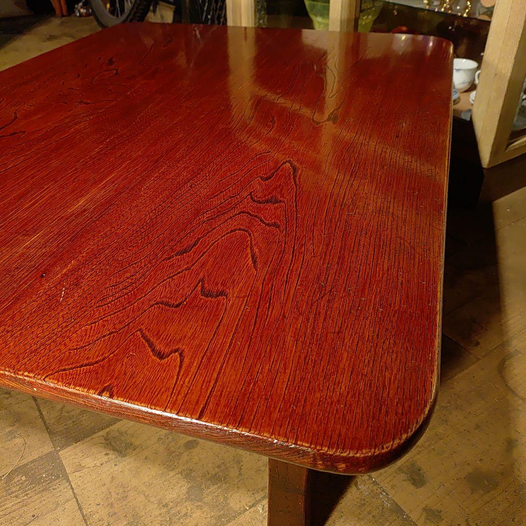 希少サイズ　特大　折りたたみテーブル　ちゃぶ台　ビンテージ　昭和レトロ