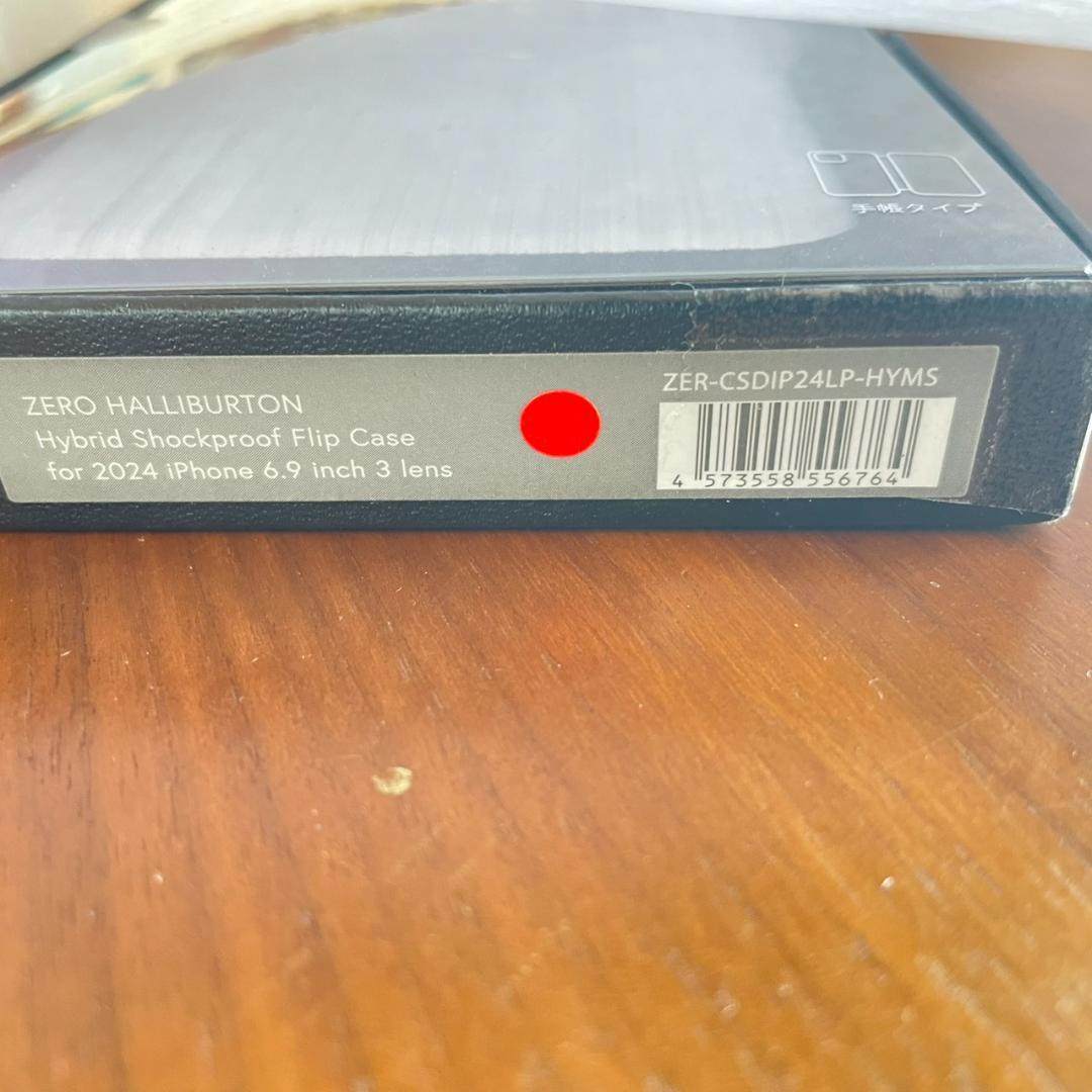 ZERO HALLIBURTON☆iPhone16ProMax☆手帳型ケース