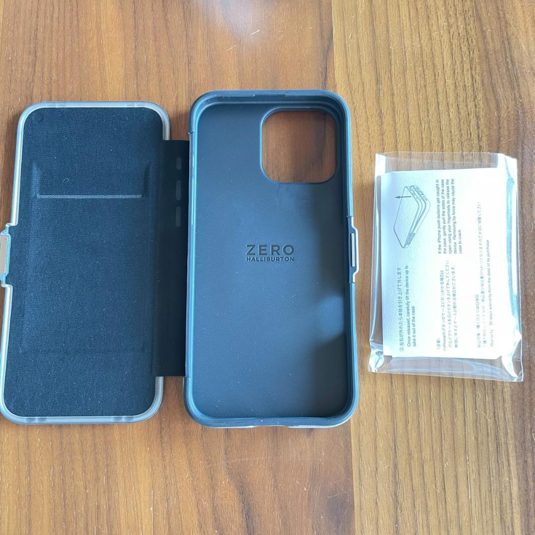 ZERO HALLIBURTON☆iPhone16ProMax☆手帳型ケース