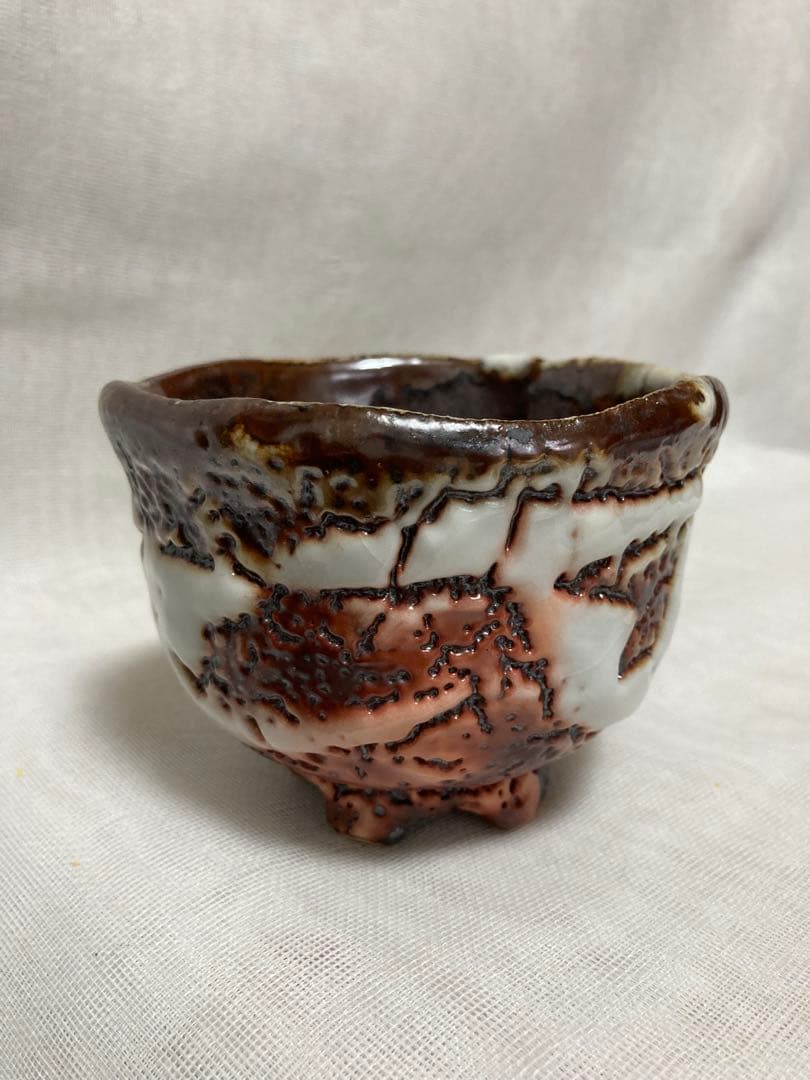 木戸貞昭／穴窯志野茶碗／A53