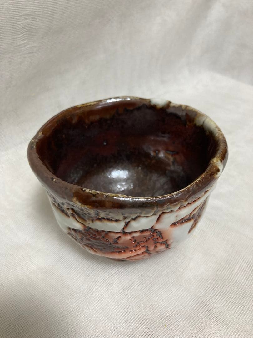 木戸貞昭／穴窯志野茶碗／A53