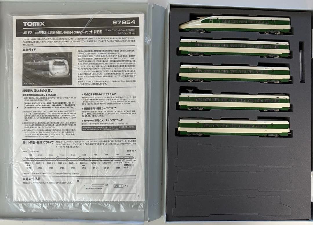 TOMIX 特別企画品 JR E2系新幹線J66編成 Nゲージ 97954