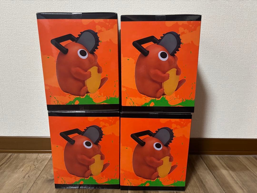 ポチタ 劇場版『チェンソーマン レゼ篇』プレミアムソフビ貯金箱 フィギュア 4個