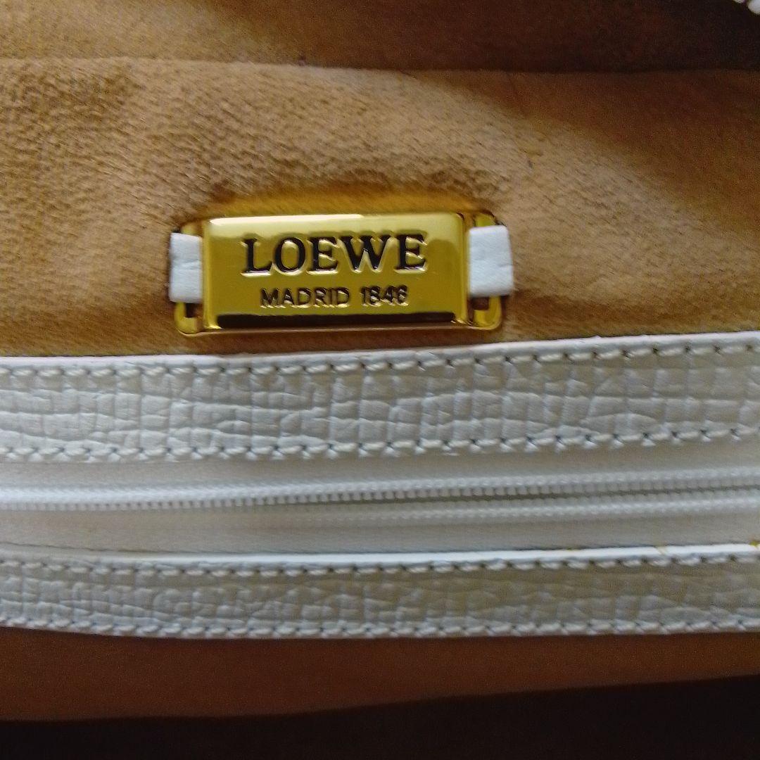 LA06 ロエベ極美品 ヴィンテージ ハンドバック ゴールド金具