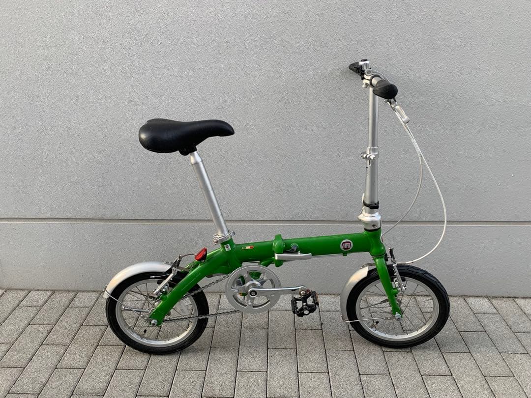 【東京近郊受渡し希望】FIAT 折りたたみ自転車 超軽量 状態良好 輪行袋付き