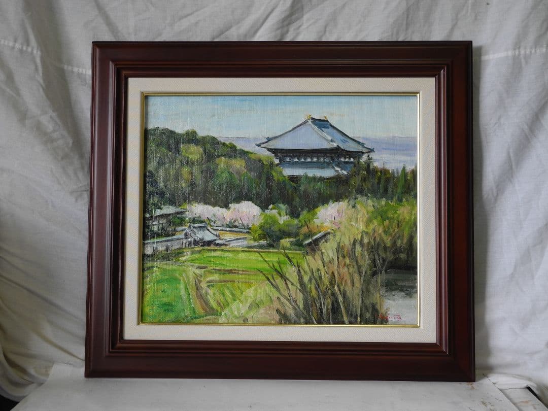 油絵大仏殿の春