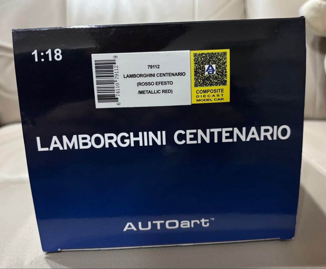AUTOart ランボルギーニ チェンテナリオ　メタリックレッド　1/18