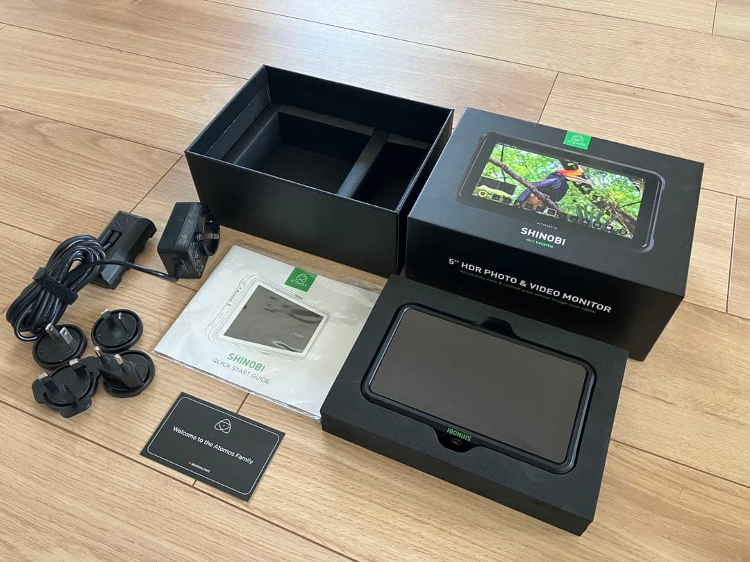 ATOMOS SHINOBI 4K 5インチ HDRフォト・ビデオモニター