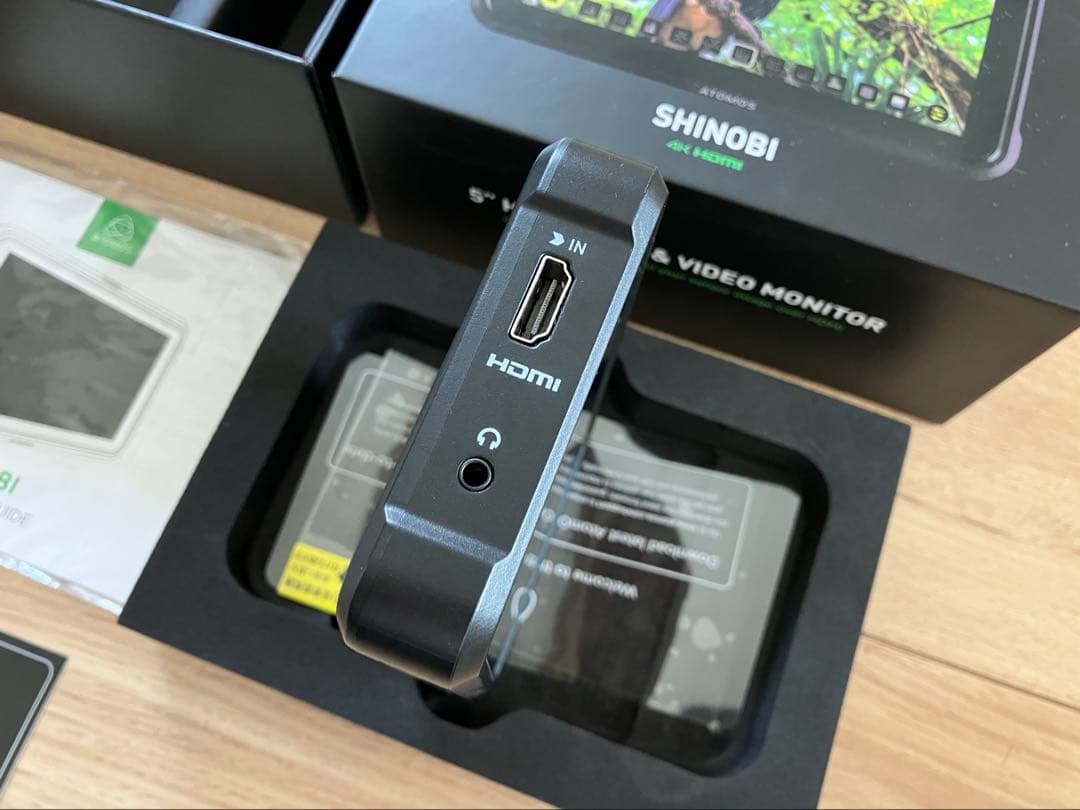 ATOMOS SHINOBI 4K 5インチ HDRフォト・ビデオモニター