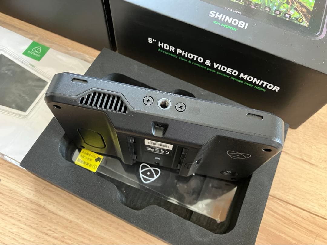 ATOMOS SHINOBI 4K 5インチ HDRフォト・ビデオモニター
