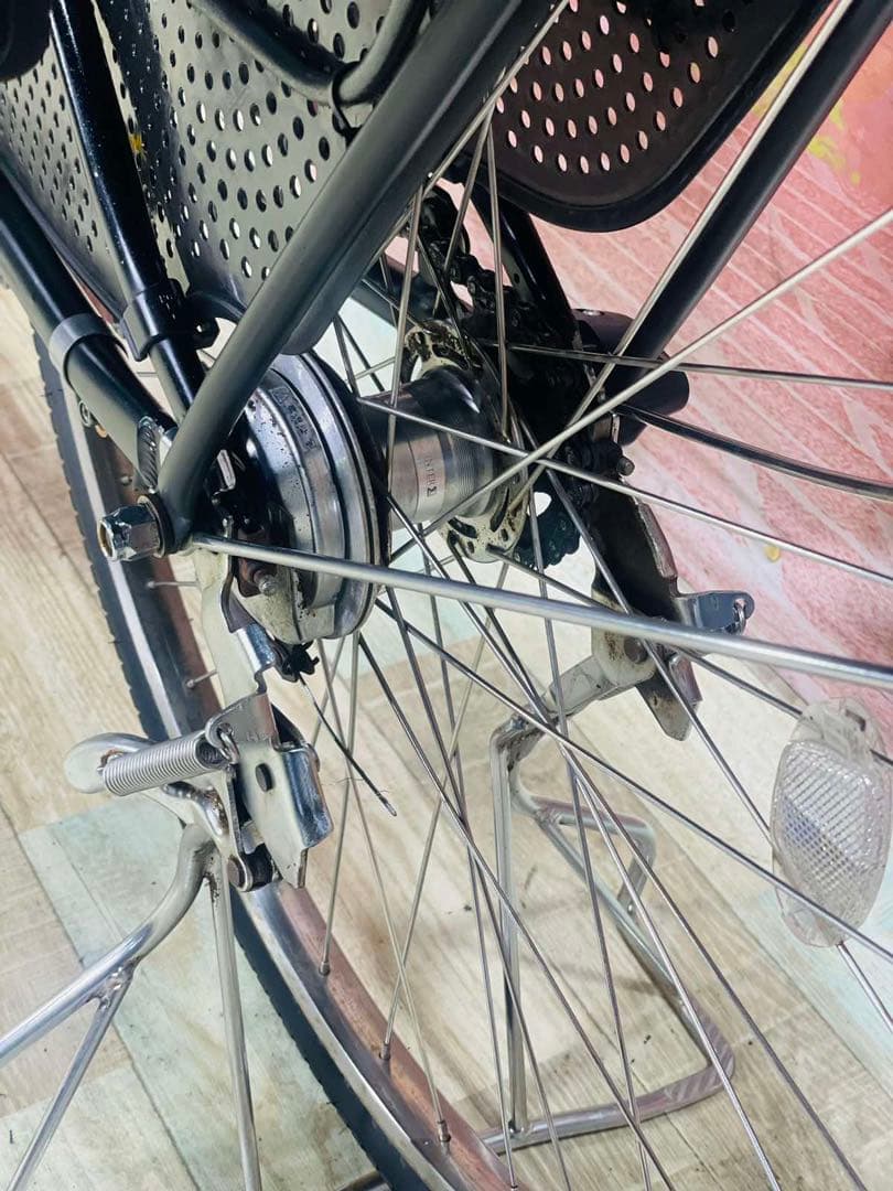 K2449 電動自転車 ブリヂストン アンジェリーノ子供乗せ 26インチ送料無料