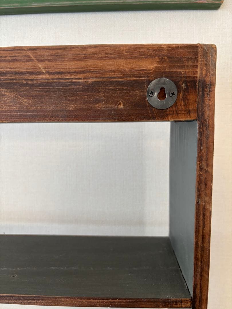 週末お値下げ！イギリスアンティークシェルフウォールシェルフ壁掛けラック