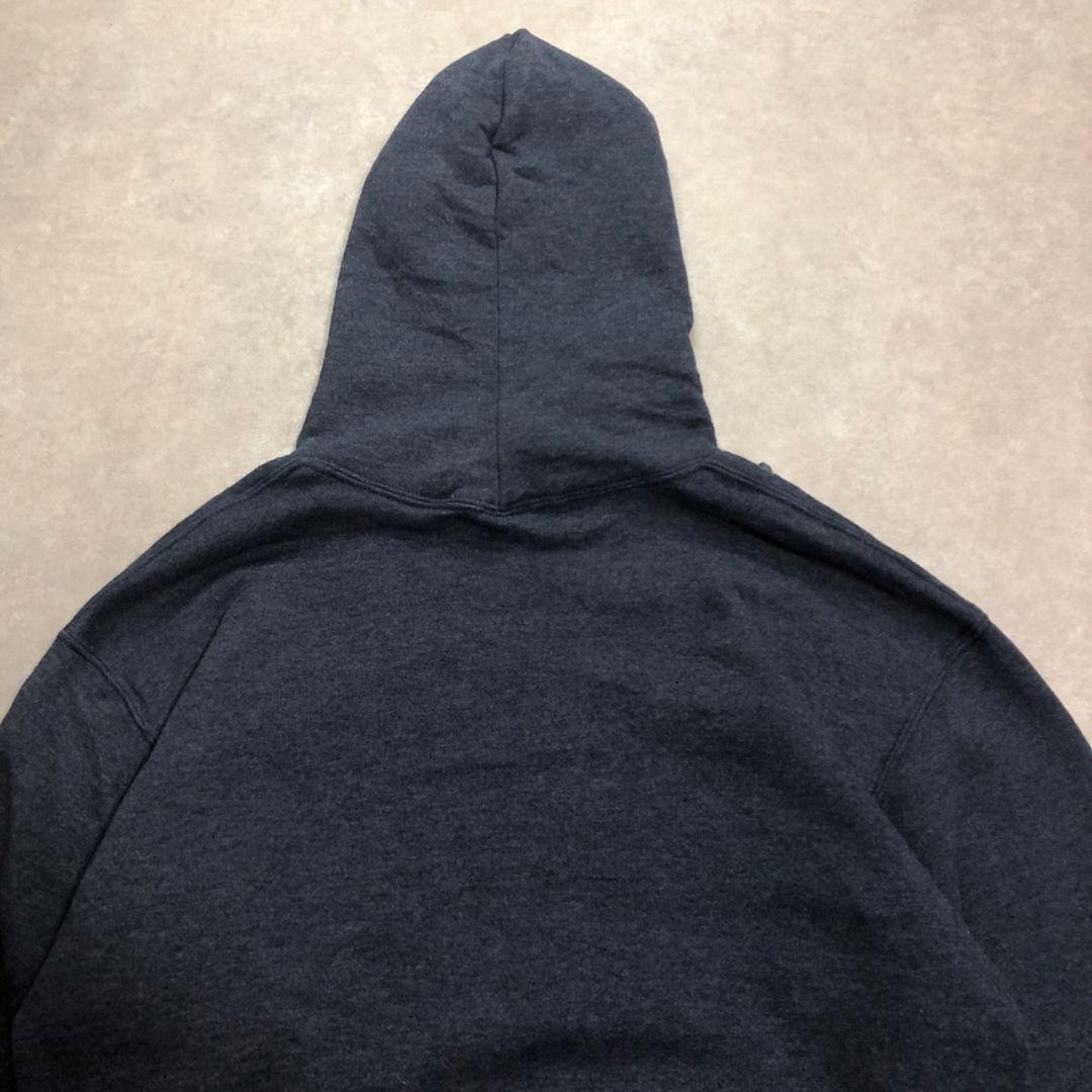 90sヴィンテージ ラッセルアスレティック無地スウェットパーカー青タグメキシコ製