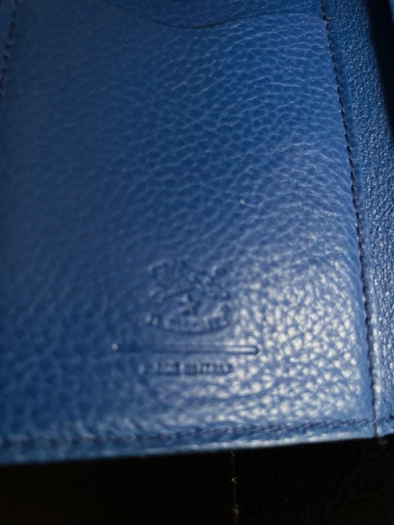 イルビゾンテ　三つ折り財布　ブルー