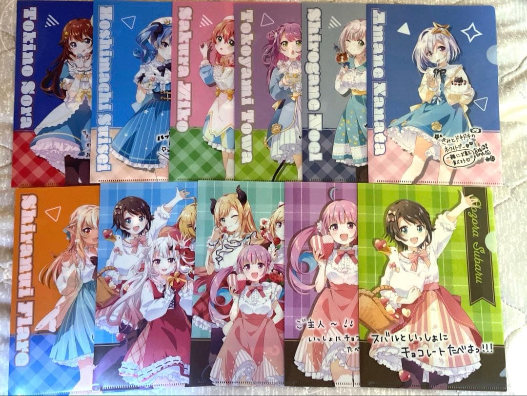 ホロライブ　ミニクリアファイル・下敷き　まとめ売り　合計52枚