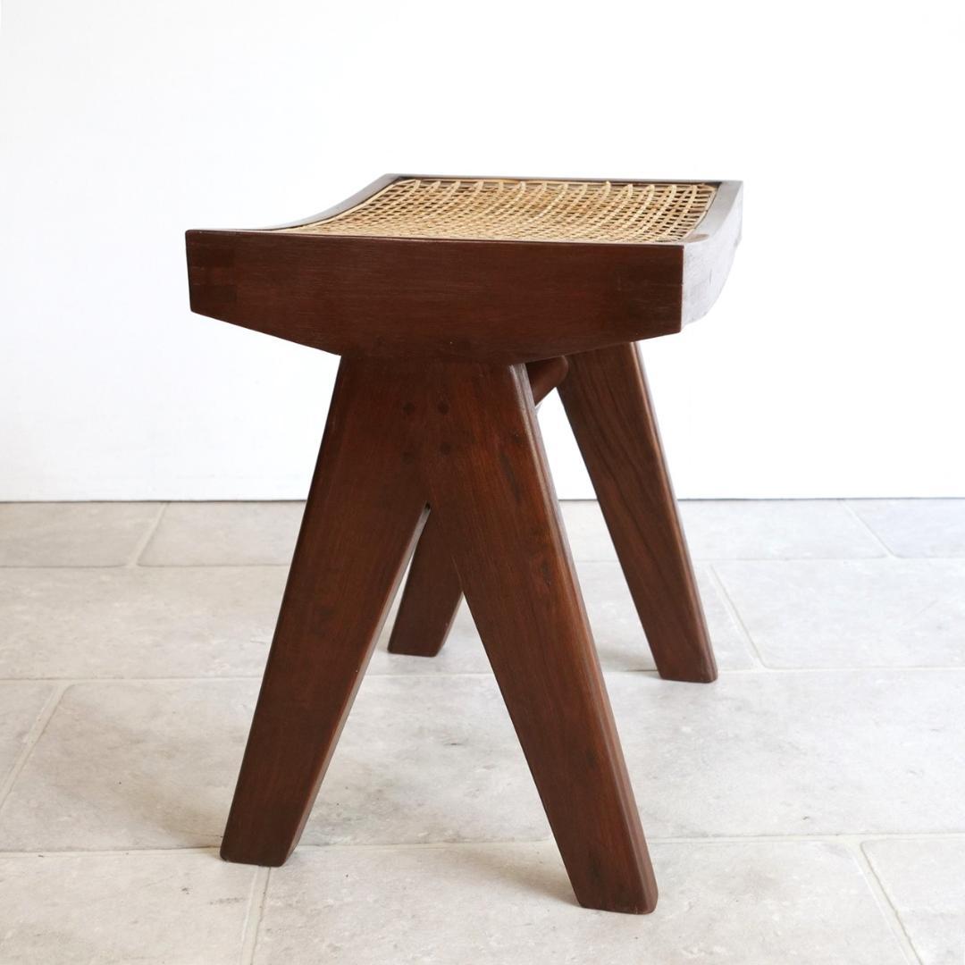 Pierre Jeanneret STOOL ラタン張り リプロダクト