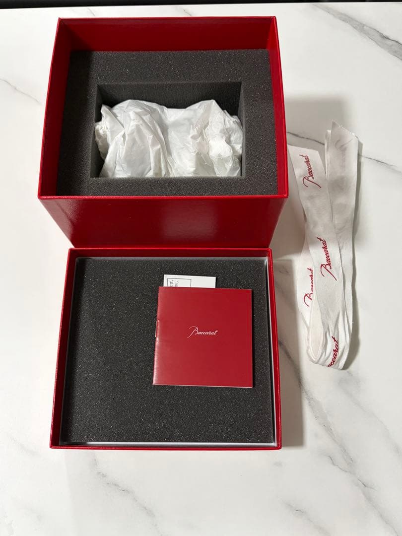 【新品、未使用】バカラ Baccarat ガラス スヌーピー ハート 置物