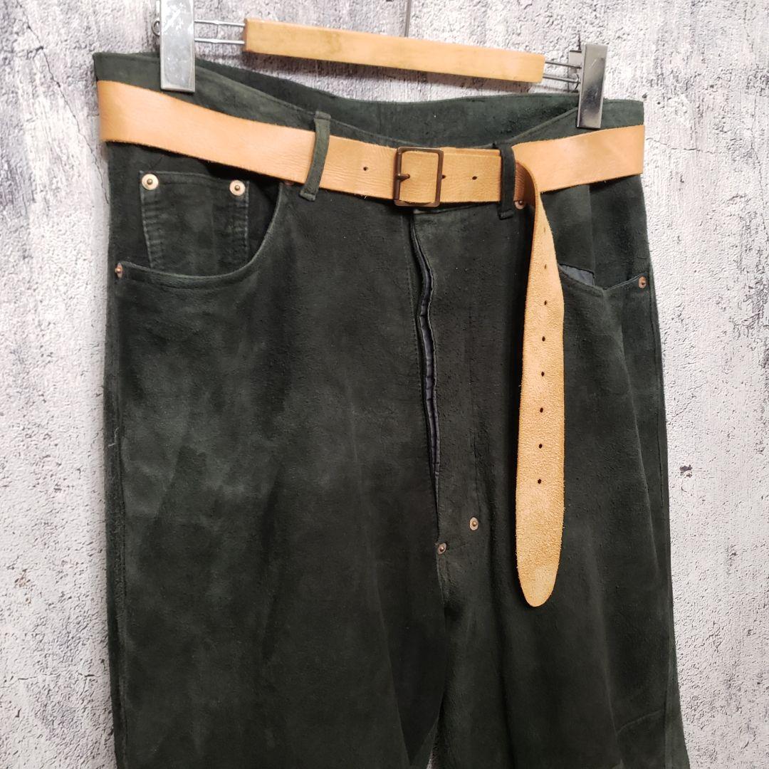 希少 Paul Harnden leather belt Jean