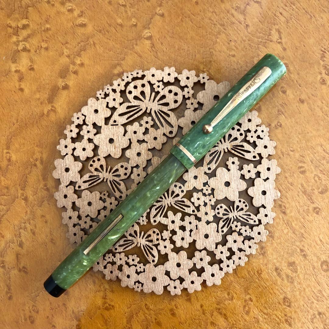 シェーファー　 レバーフィラー　ジェードグリーン　万年筆