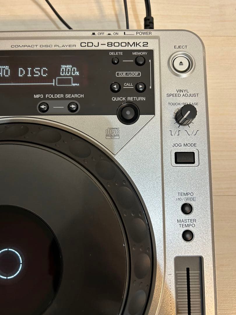 【美品】Pioneer CDJ-800MK2 シルバー パイオニア