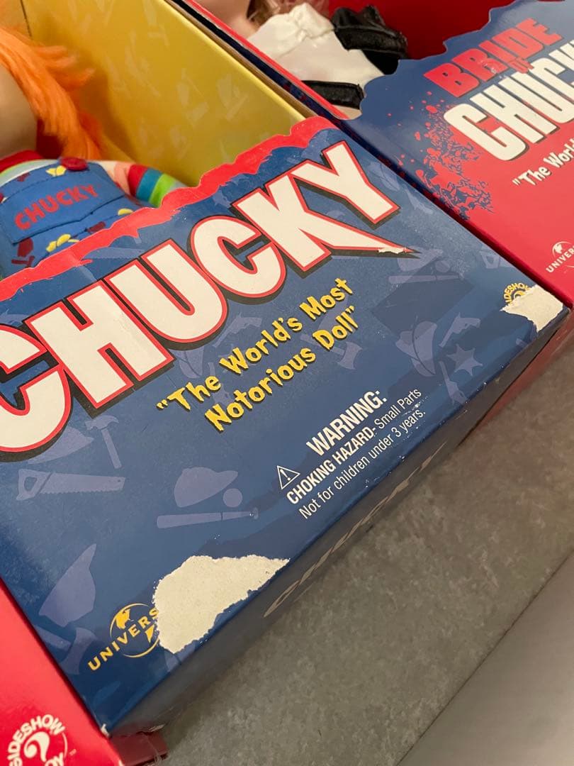 チャイルドプレイ チャッキー ティファニー 人形 3体セットフィギュア 希少