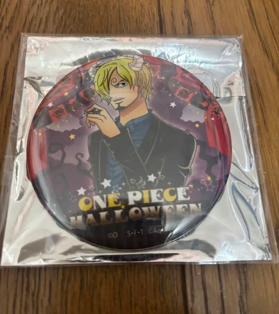 ONE PIECE ハロウィン　缶バッジ サンジ　東京ワンピースタワー