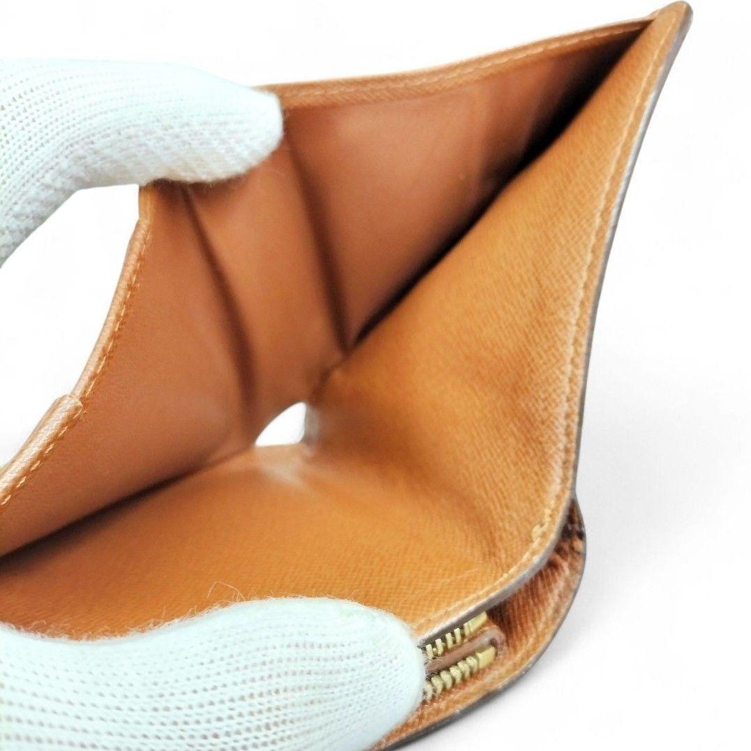 ☆美品☆ ルイヴィトン モノグラム コンパクトジップ M61667 二つ折り財布