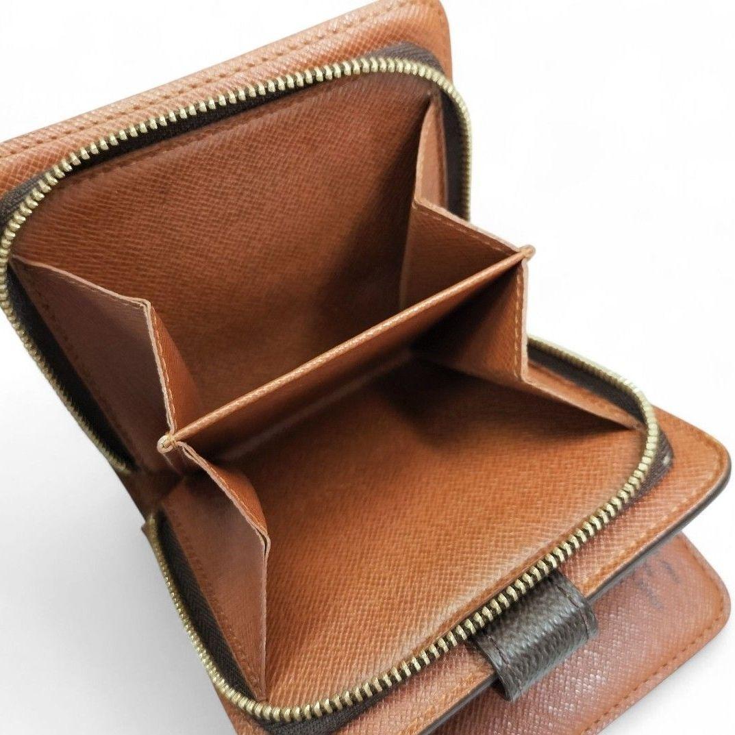 ☆美品☆ ルイヴィトン モノグラム コンパクトジップ M61667 二つ折り財布