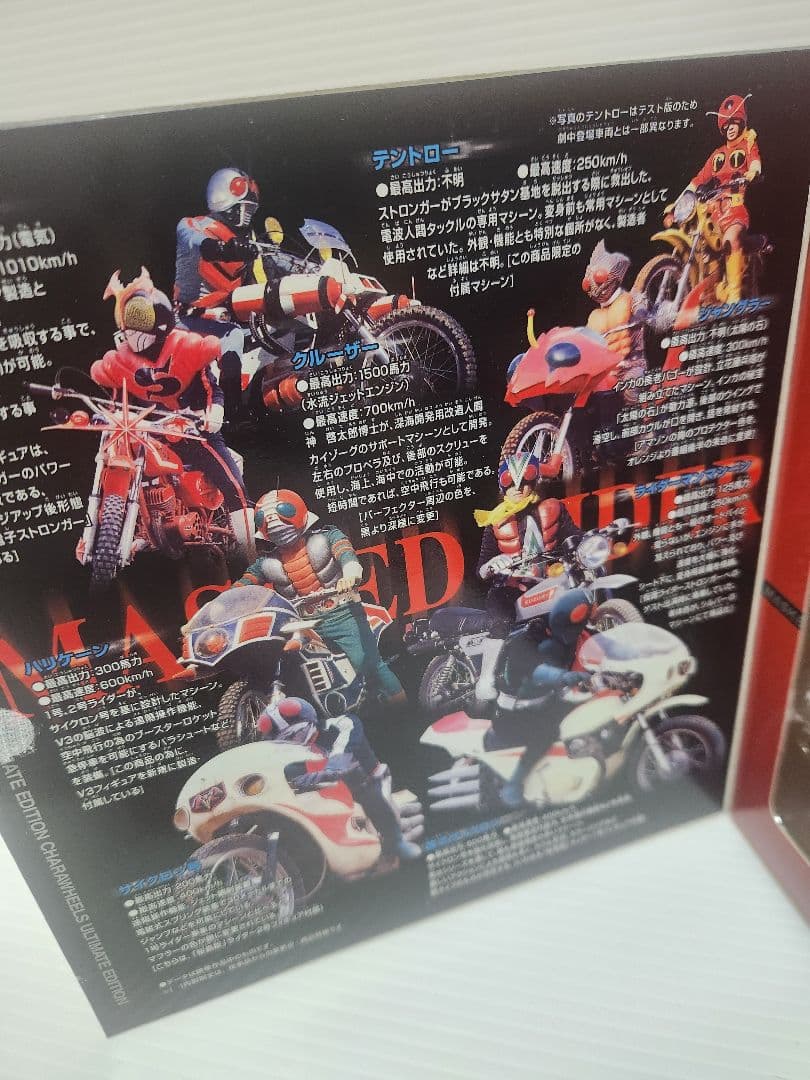 ハイパーホビー限定 with本郷猛 キャラウィール 栄光の8人のライダーマシーン