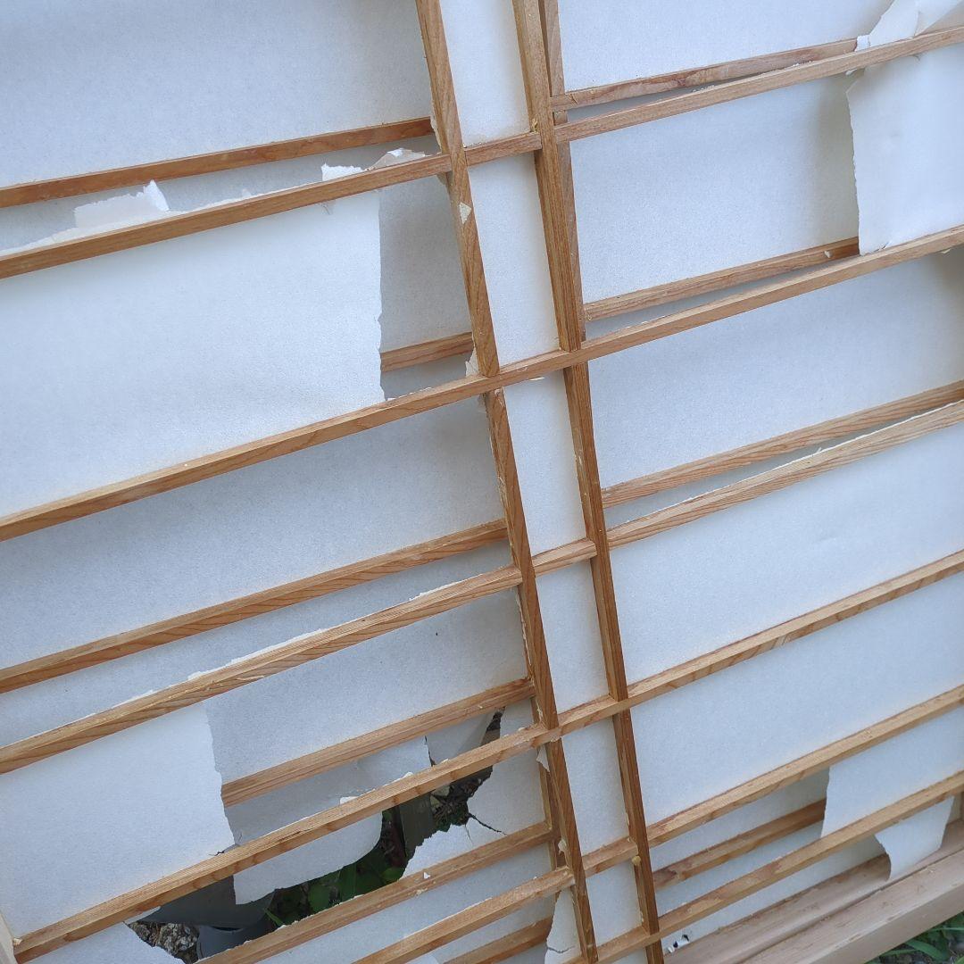 標準障子枠4枚と窓用障子枠2枚