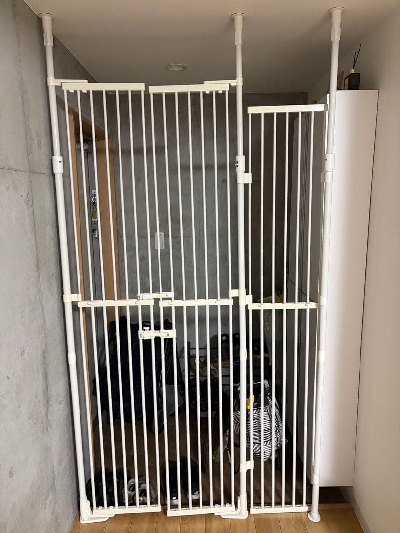 のぼれんニャンバリアフリー&拡張パネルセット ペットゲート