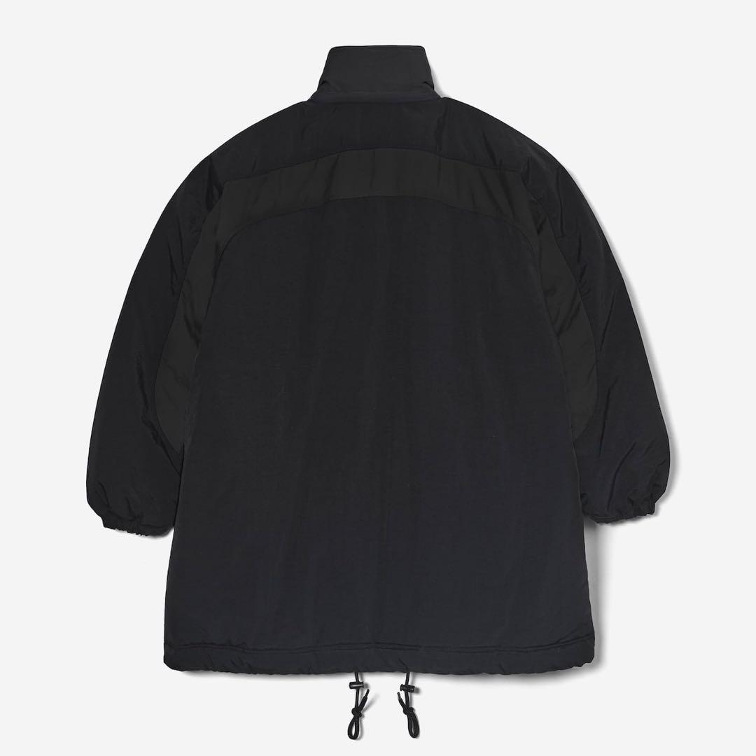 ENNOY PADDED NYLON BENCH COAT ブラック L