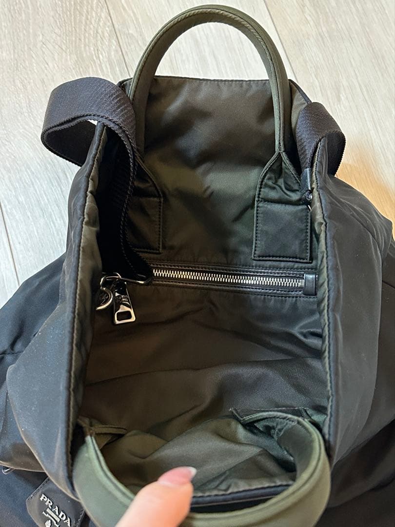 【美品】PRADA リバーシブル 2WAYバッグ