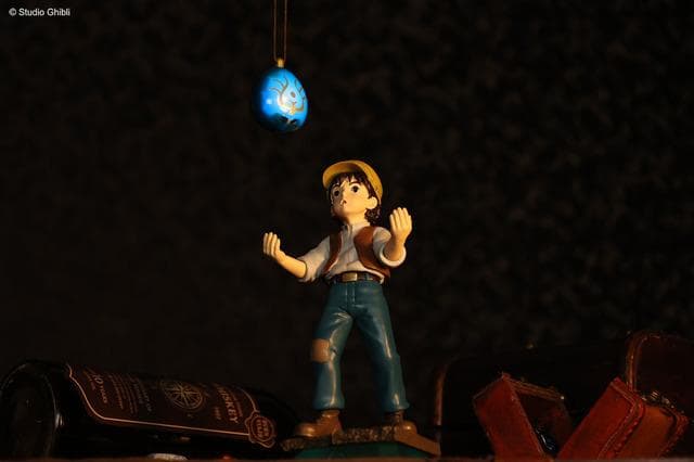 【 新品・廃版・未使用 】パズーのなんでもキャッチ 天空の城ラピュタ フィギュア