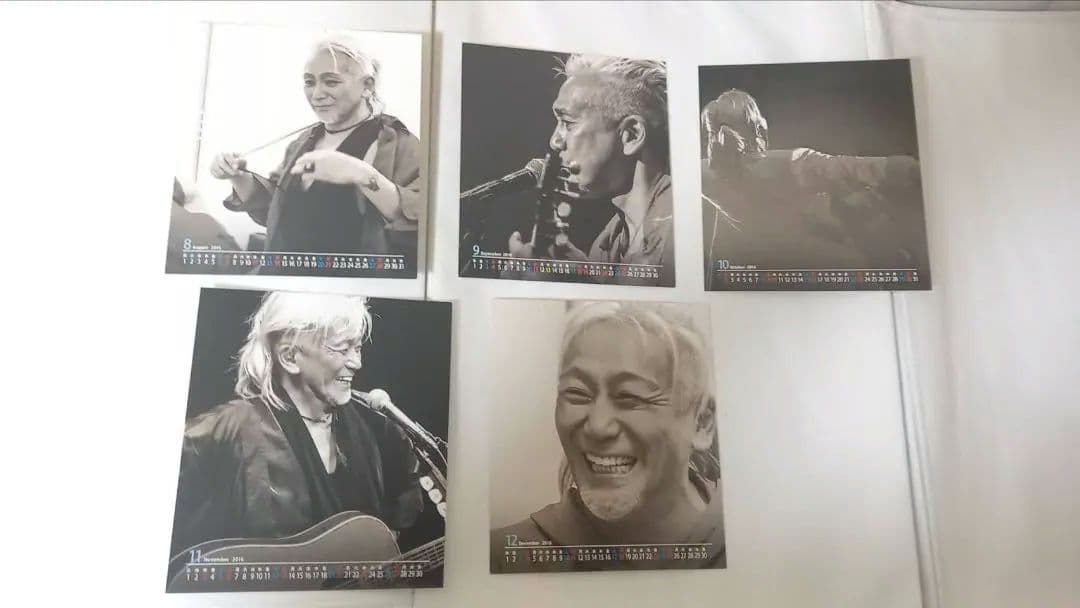 ★新品 ★入手困難 玉置浩二 2015カレンダー 12枚物 ファンクラブ限定