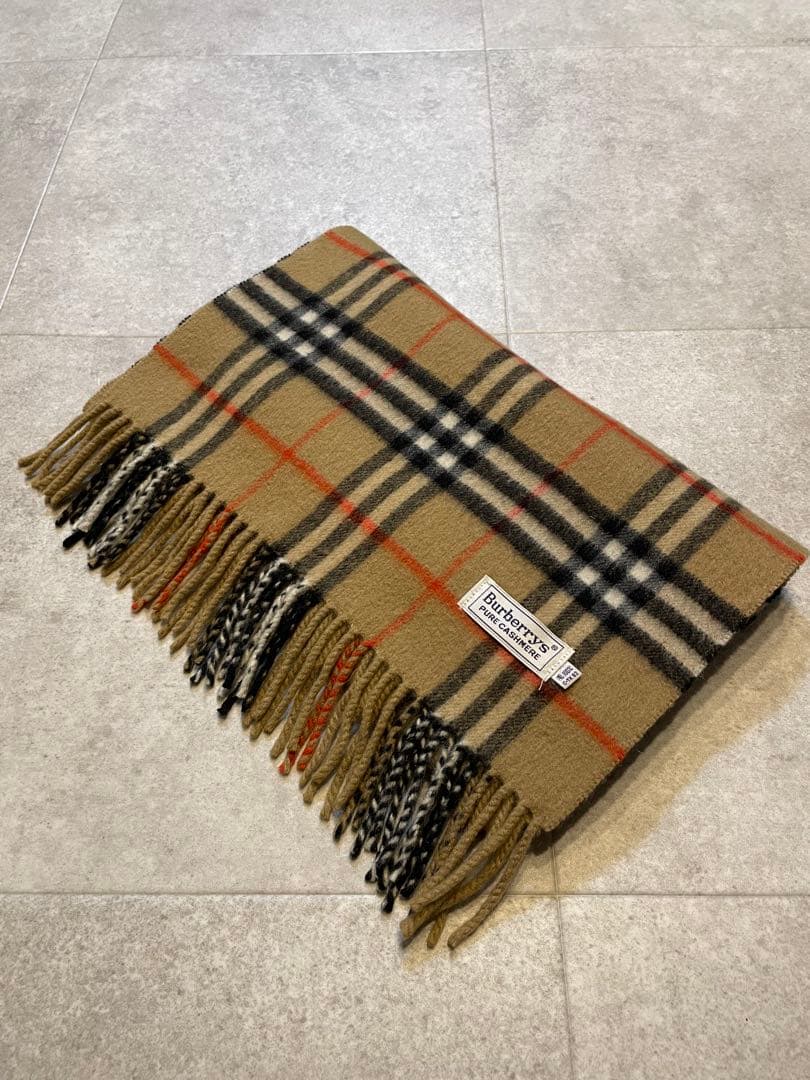 Burberrys ピュアカシミア　ノバチェック　マフラー　美品