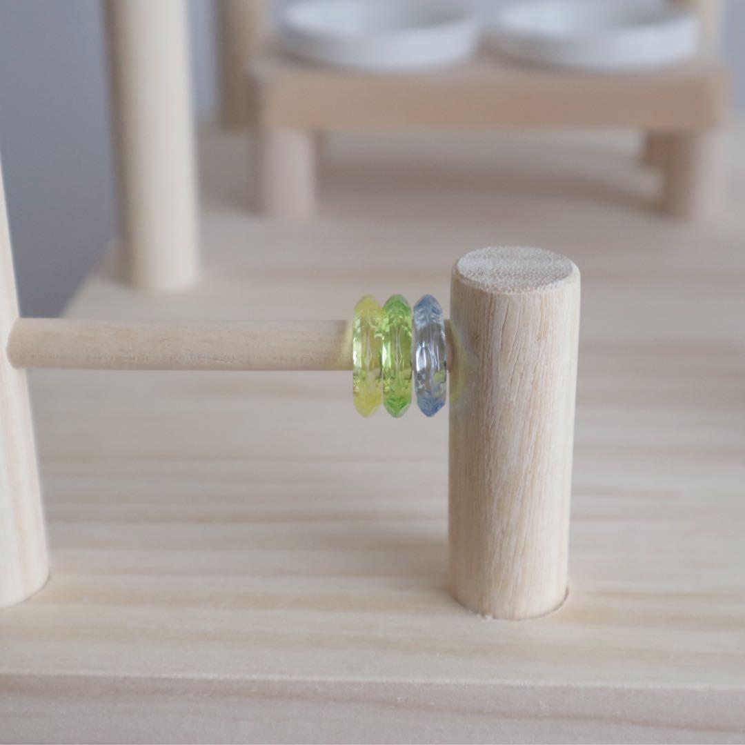 ことりのおおきなあそびば　文脈　インコ　おもちゃ　バードアスレチック　バードトイ