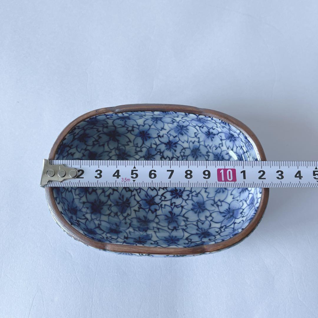 京焼　清水焼　正峰窯　染付桜尽　向付