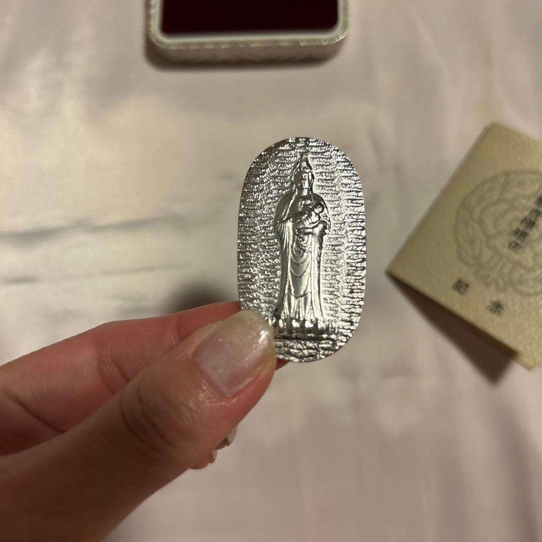 久留米成田山記念純銀小判　専用ケース付き