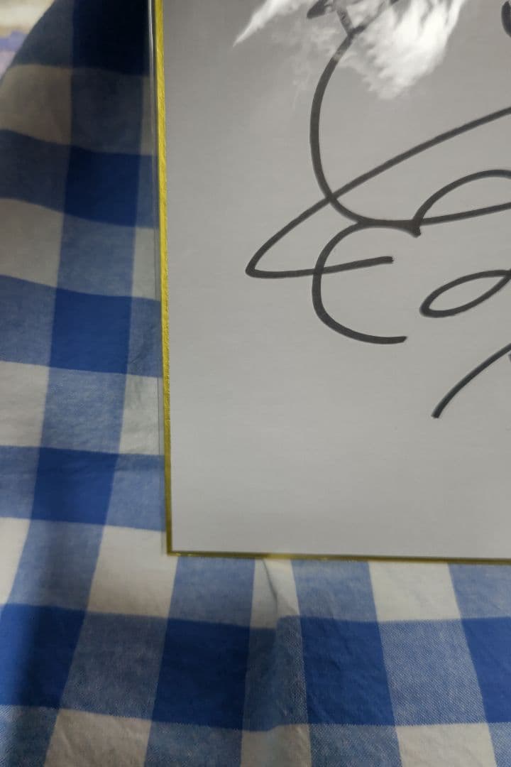 マクロスF ランカ・リー 直筆サイン色紙「中島愛」