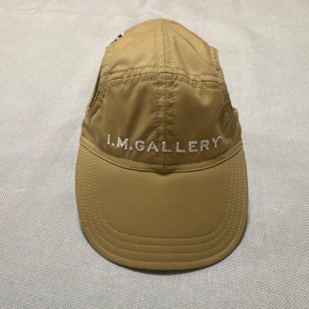 I.M.GALLERY 犬用キャップ ベージュ・ワングラス