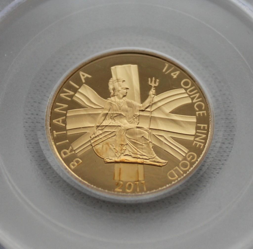 カツさん専用　2011年 イギリス ブリタニア25ポンド金貨 PCGS PR70