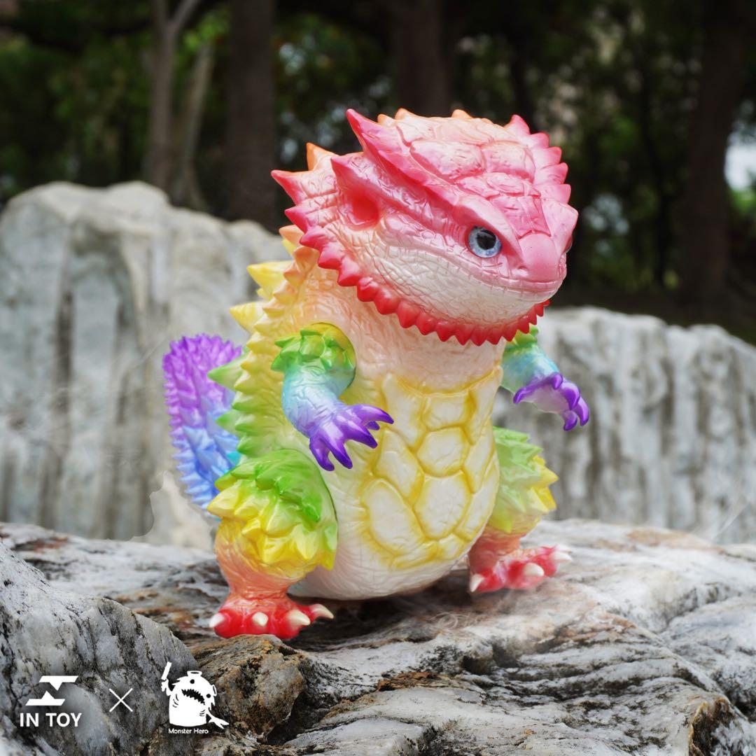 フトアゴ怪獣　綺麗Ver　トカゲ　超獣　モンスター　可動　ソフビ　フィギュア