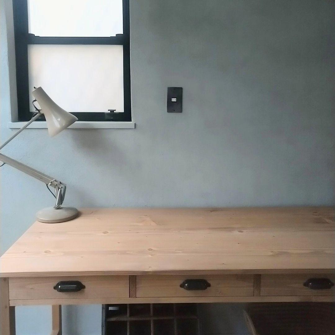 ひとり掛けでもふたり掛けでも 4ドロワーズ作業台 幅170 ワークテーブル